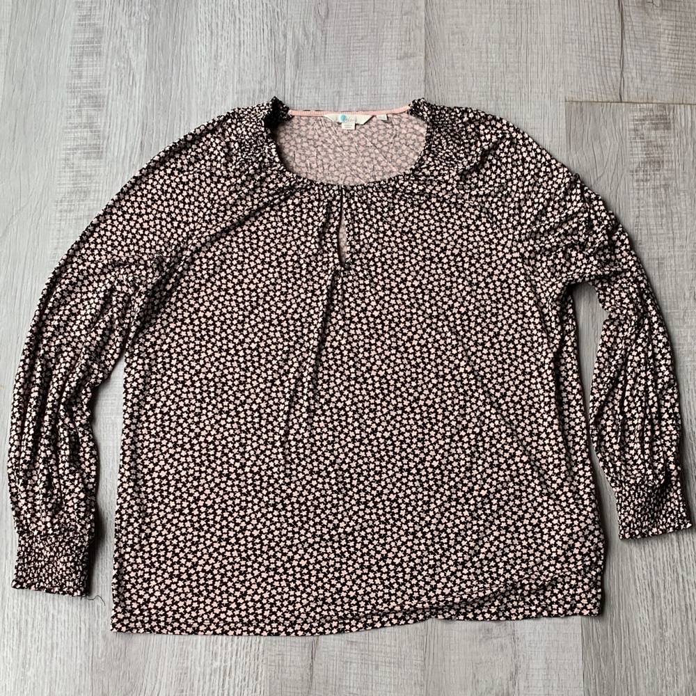 NWOT Boden Jersey Blouse, size 12.